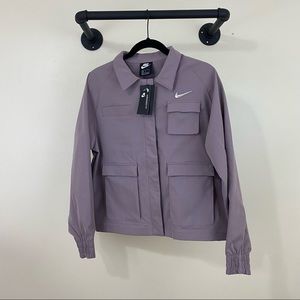 NWT Nike Sportswear Swoosh Utility Jacket purple